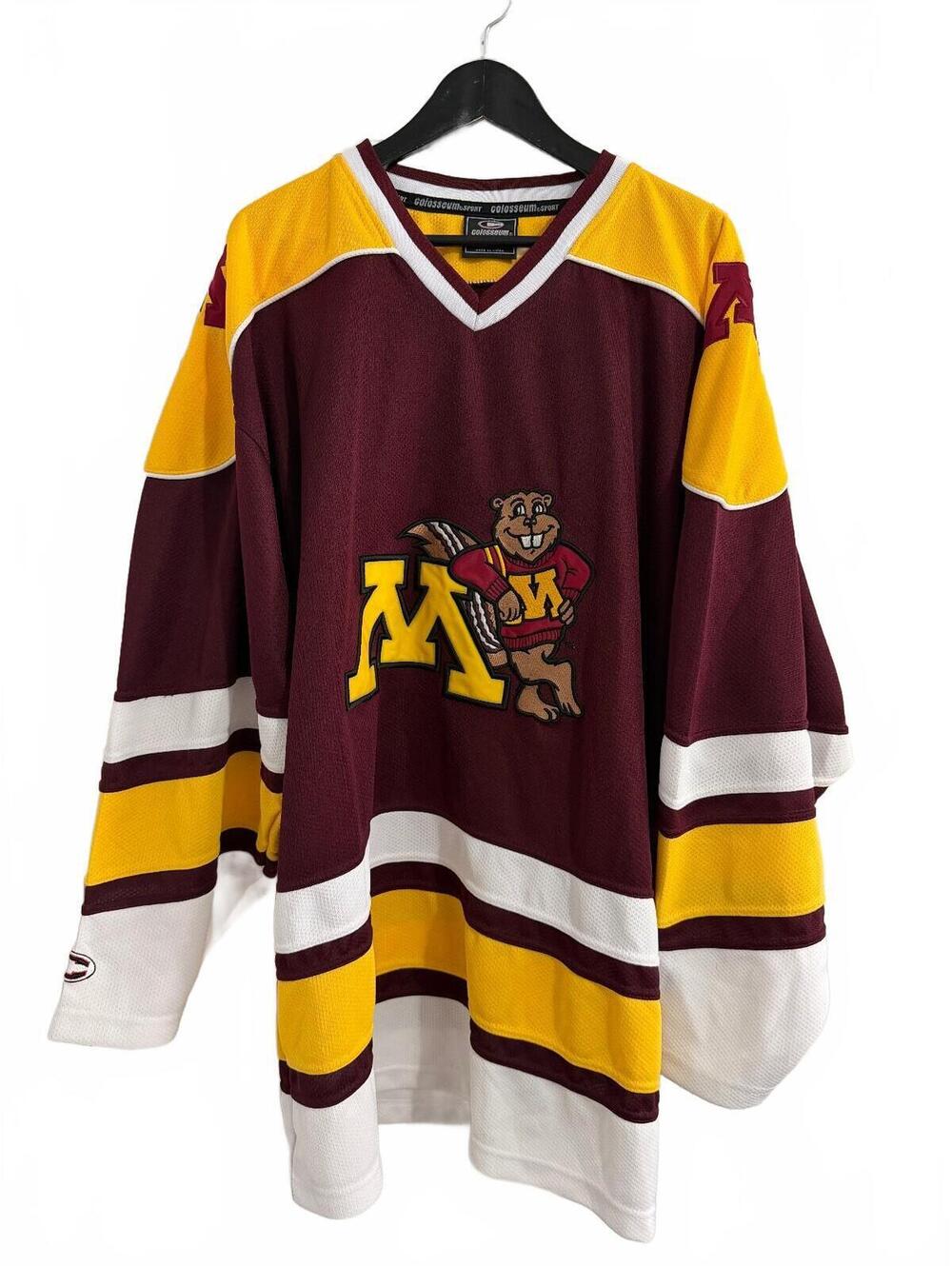 Minnesota Gophers Stitched College Hockey Jersey Size XXL